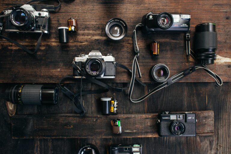 Vintage film camera