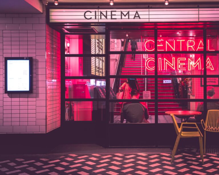 Cinema screen audience