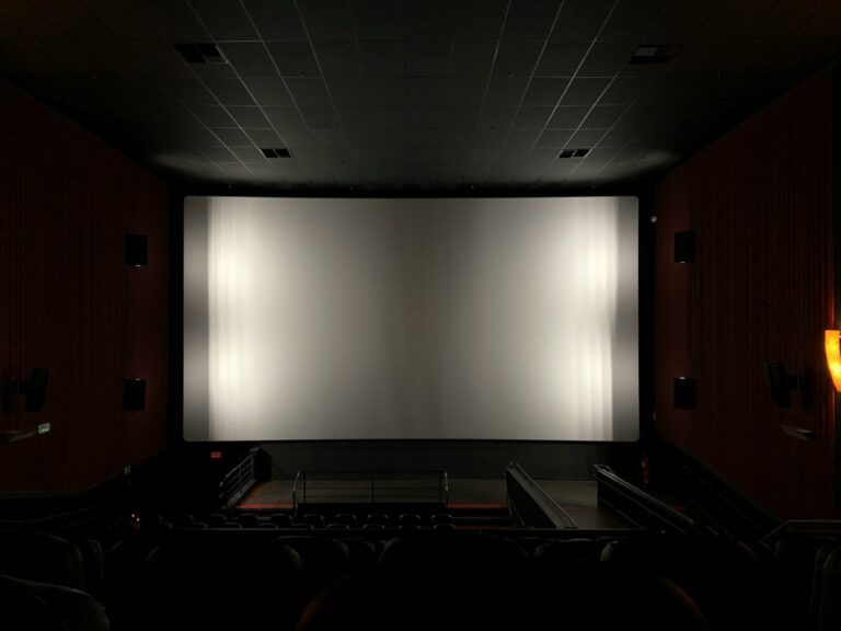 Cinema screen dark