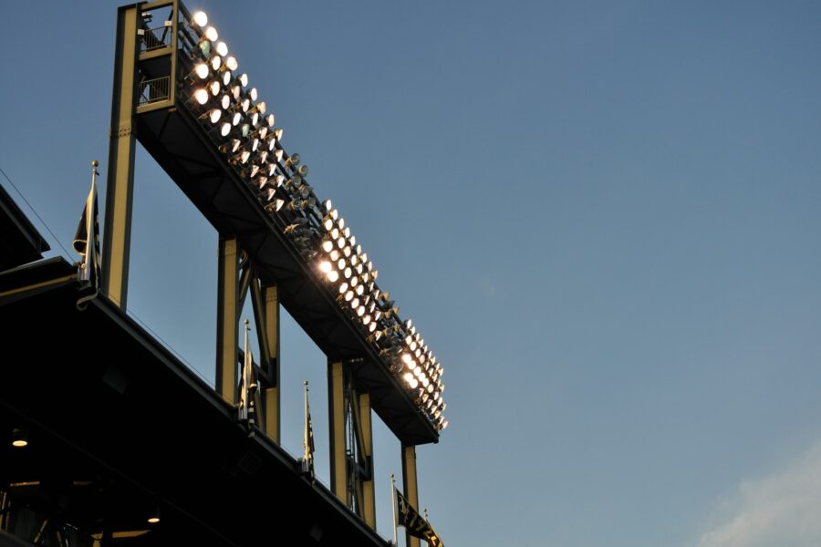 Stadium scoreboard players