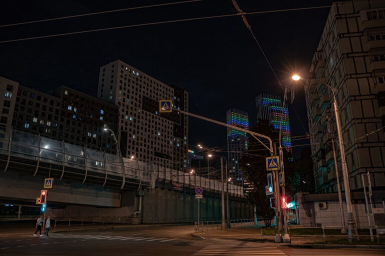 City street night