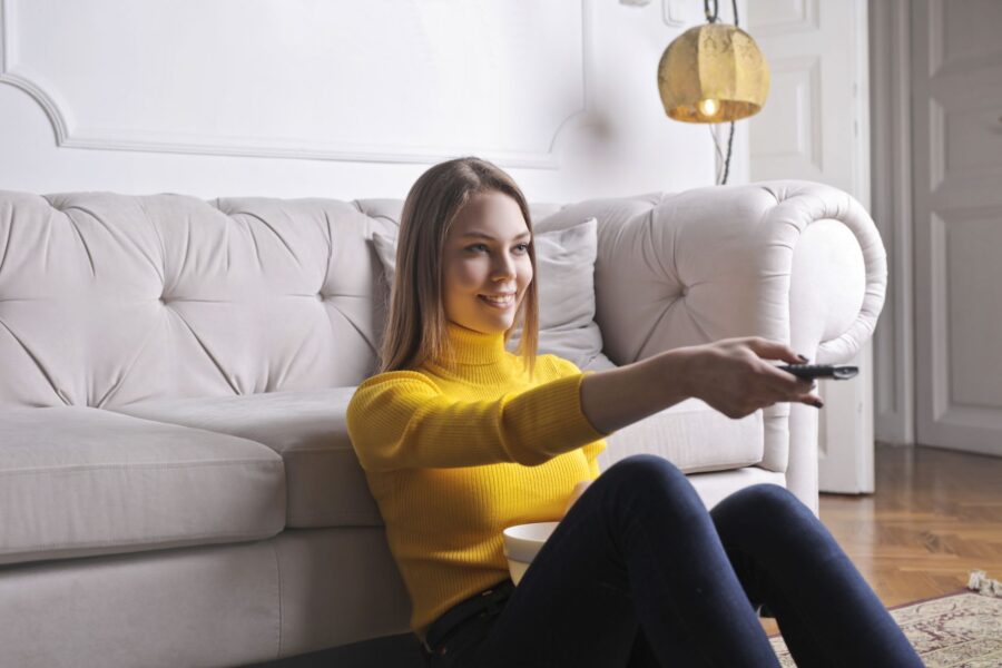 Sofa evening lamp