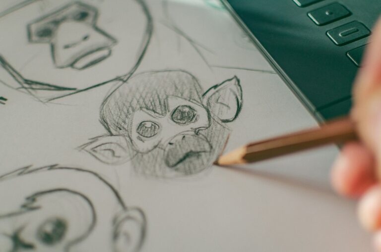 Animation character sketches