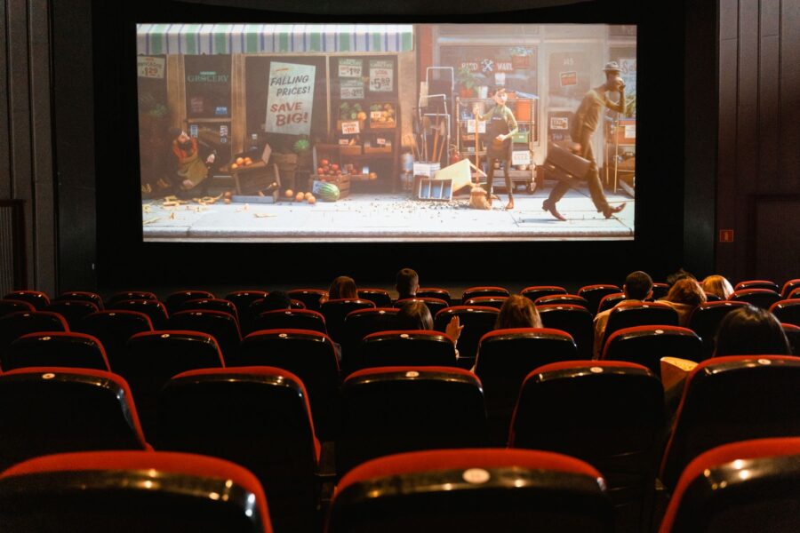 Cinema screen test