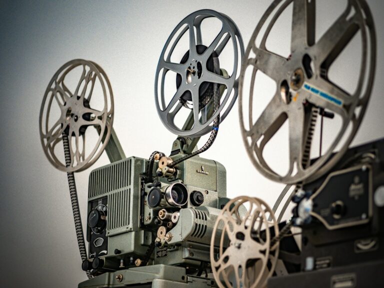 Vintage film projector