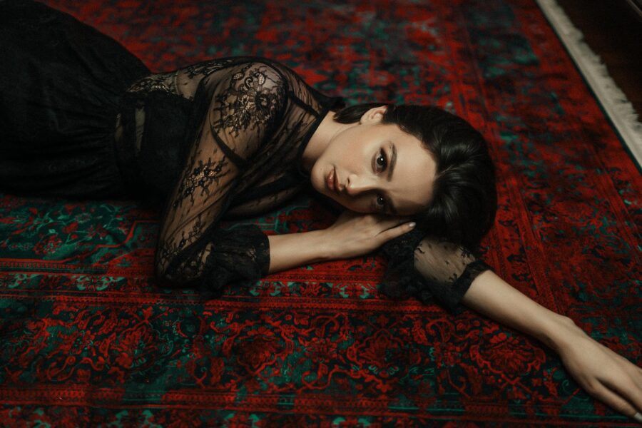 Emily blunt red