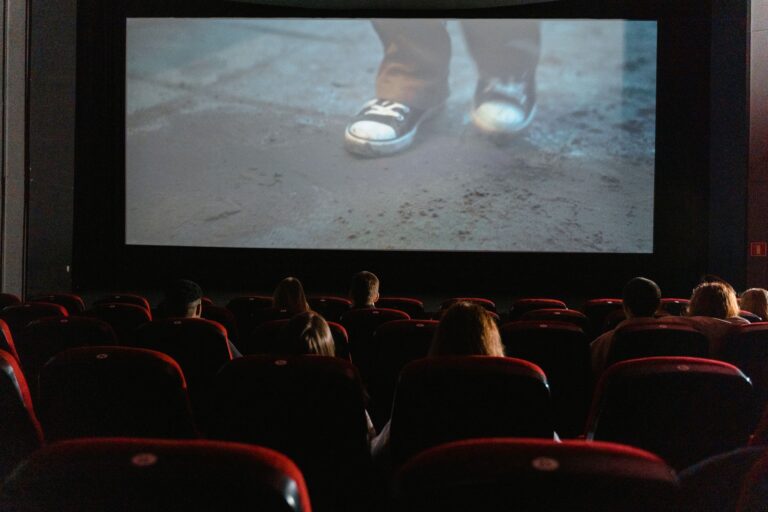 Cinema screen running