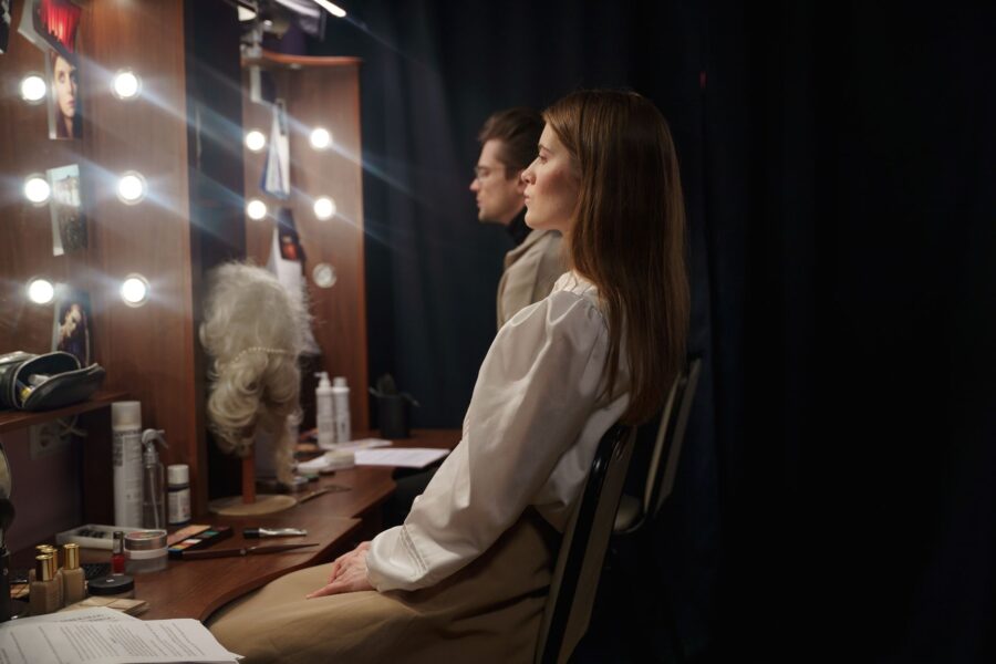 Actor makeup chair