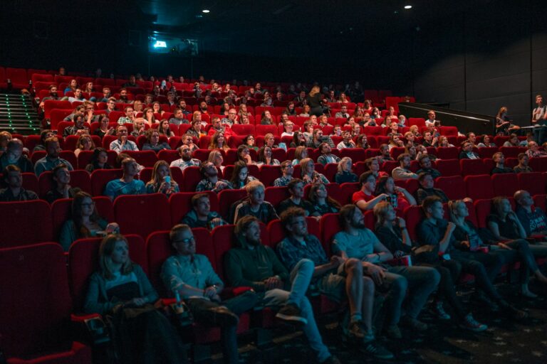 Vintage cinema audience