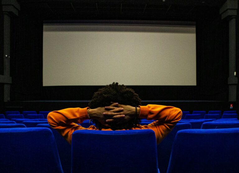 Cinema screen foreign