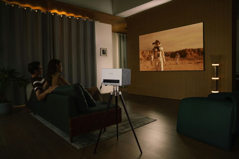 Couple watching couch