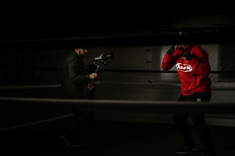 Stunt double training