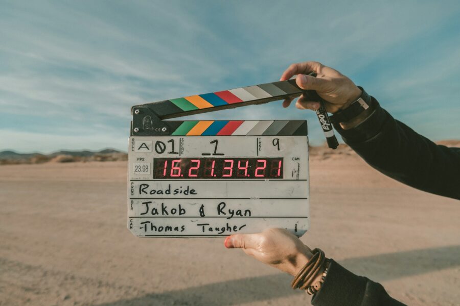 Film set actor