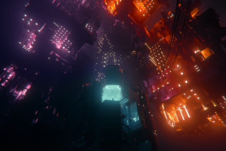 Modern city street