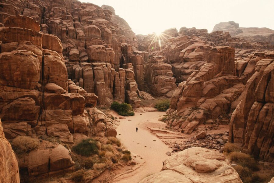 Cinema screen desert