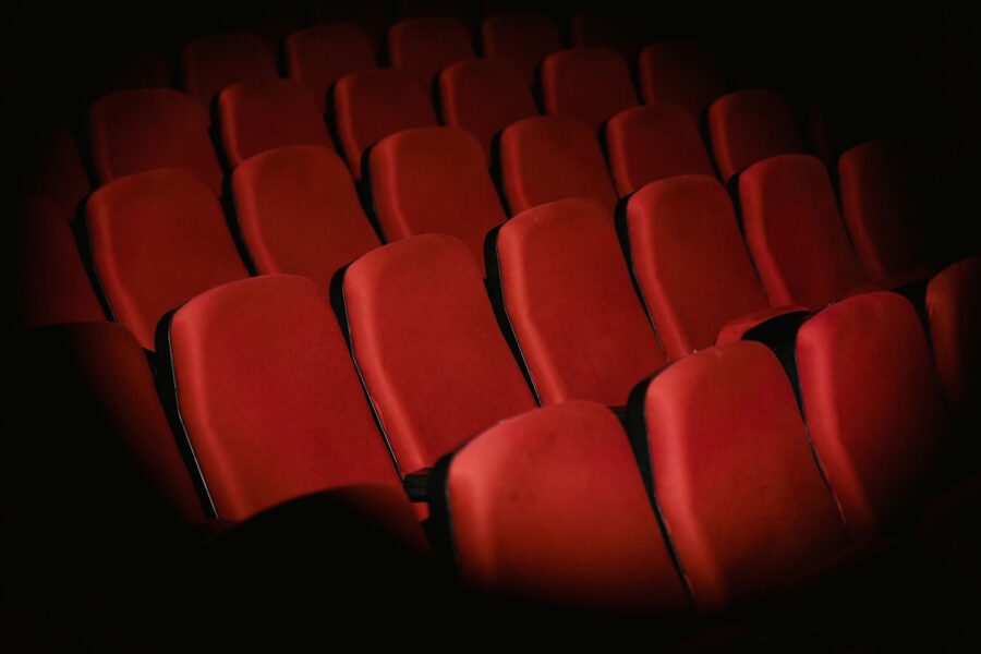 Cinema screen dark