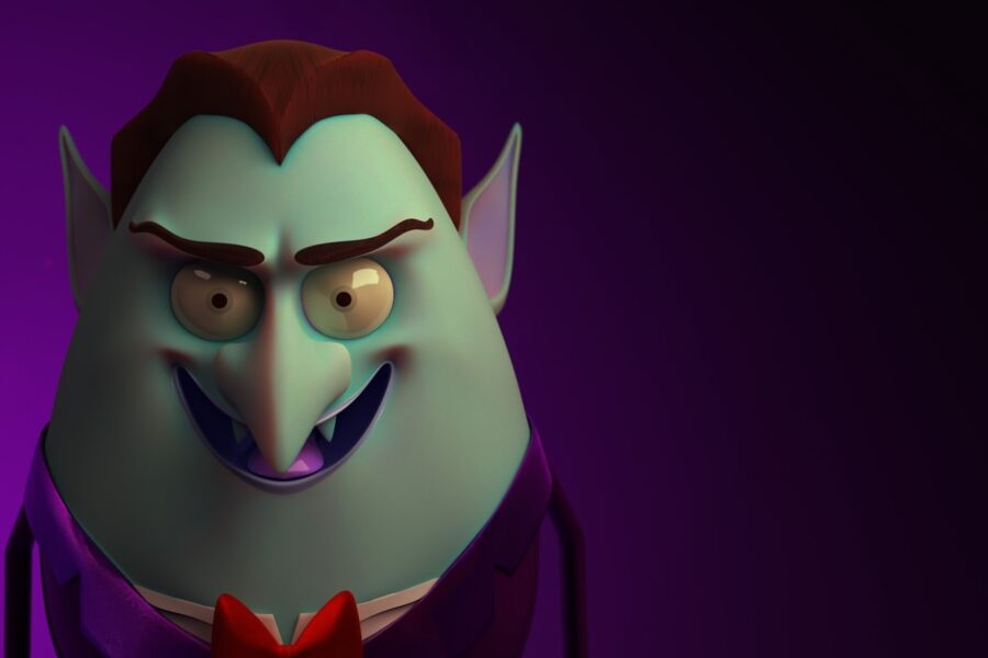 Animated villain close