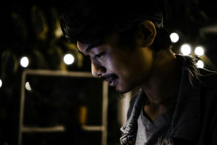 Film actor close