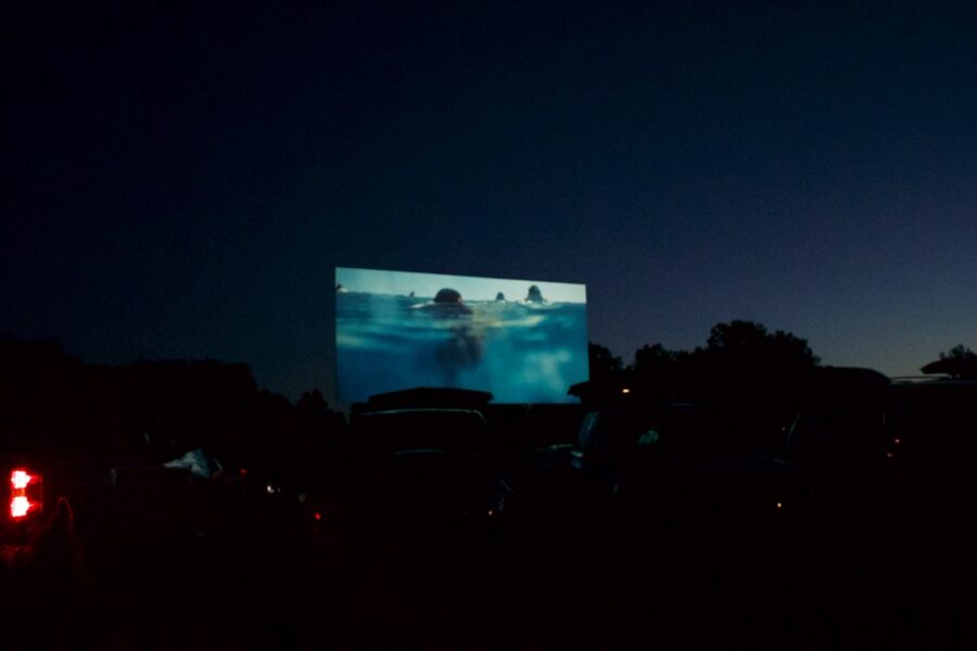 Drive-in movie theater