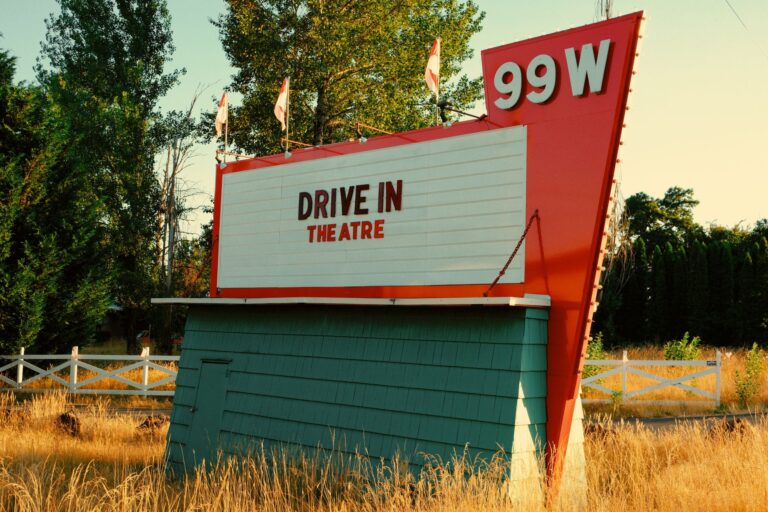 Vintage drive cinema