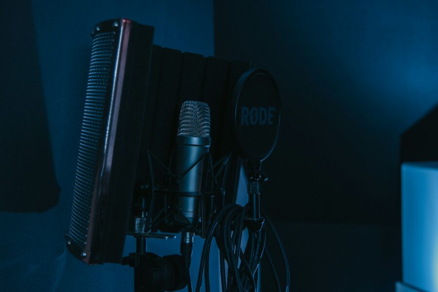 Recording studio dark