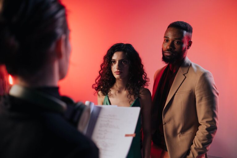 Actor rehearsal script
