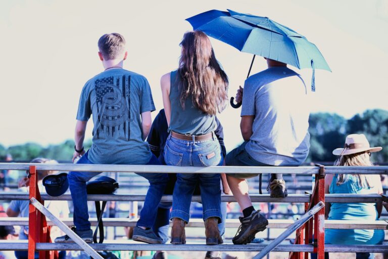 Teen friends sitting