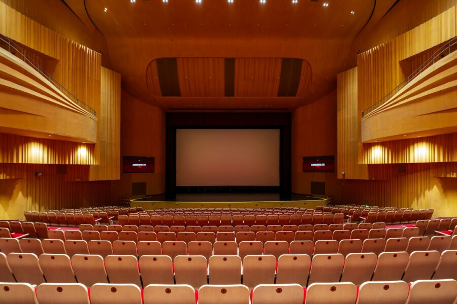 Cinema screen empty