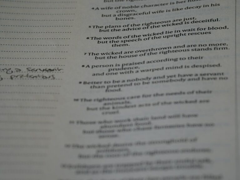 Movie script margins