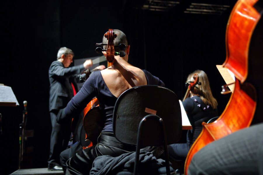 Cinema screen orchestra